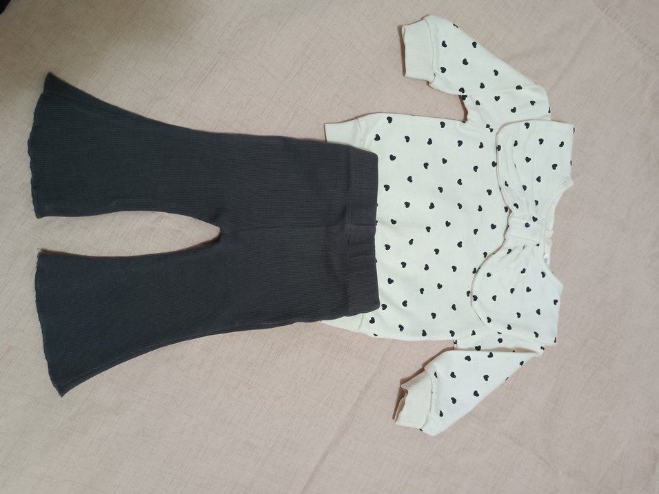 yakası modelli kız bebek takım - Görsel 4