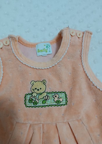 Nakışlı Kız bebek tulum - Görsel 4