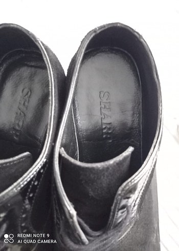 Siyah Süet erkek kundura Ayakkabı - Görsel 3
