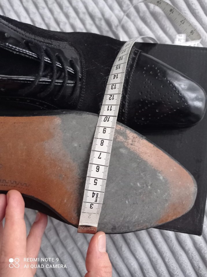 Siyah Süet erkek kundura Ayakkabı - Görsel 5