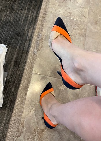 Zara renkli stiletto