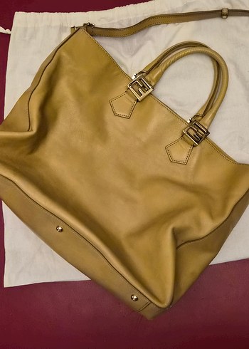 Fendi bej orjinal büyük boy çanta - Görsel 2