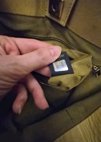 Fendi bej orjinal büyük boy çanta - Görsel 9