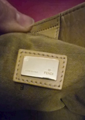 Fendi bej orjinal büyük boy çanta - Görsel 7