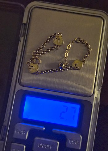 bebek çocuk 14 ayar mineli tweety bileklik. - Görsel 3