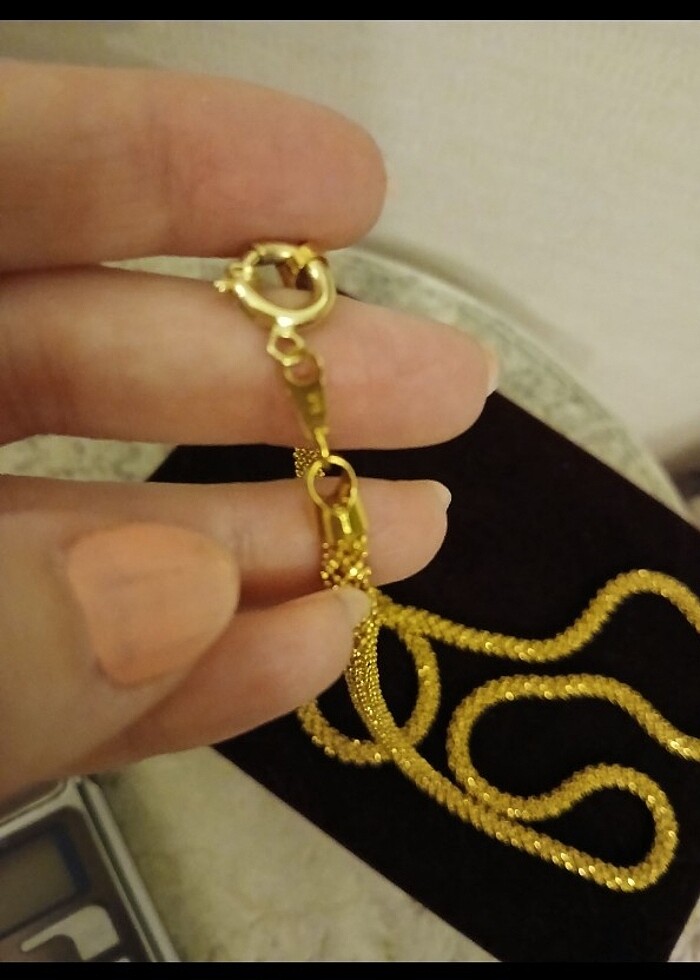 22 ayar, 44.4 grm altın kolye - Görsel 3