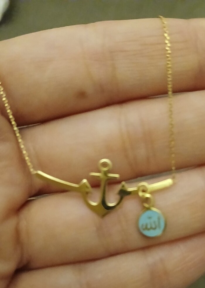 14 ayar altın ince zincir kolye - Görsel 2