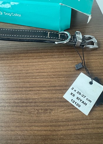 Tuyano Deri Köpek Tasması - Kahverengi - Görsel 2