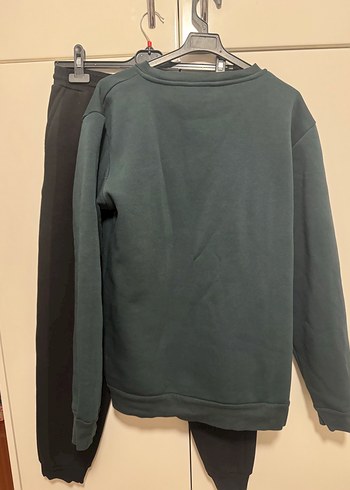 Yesil Nakışlı Rahat Kesim Sweatshirt - Görsel 5