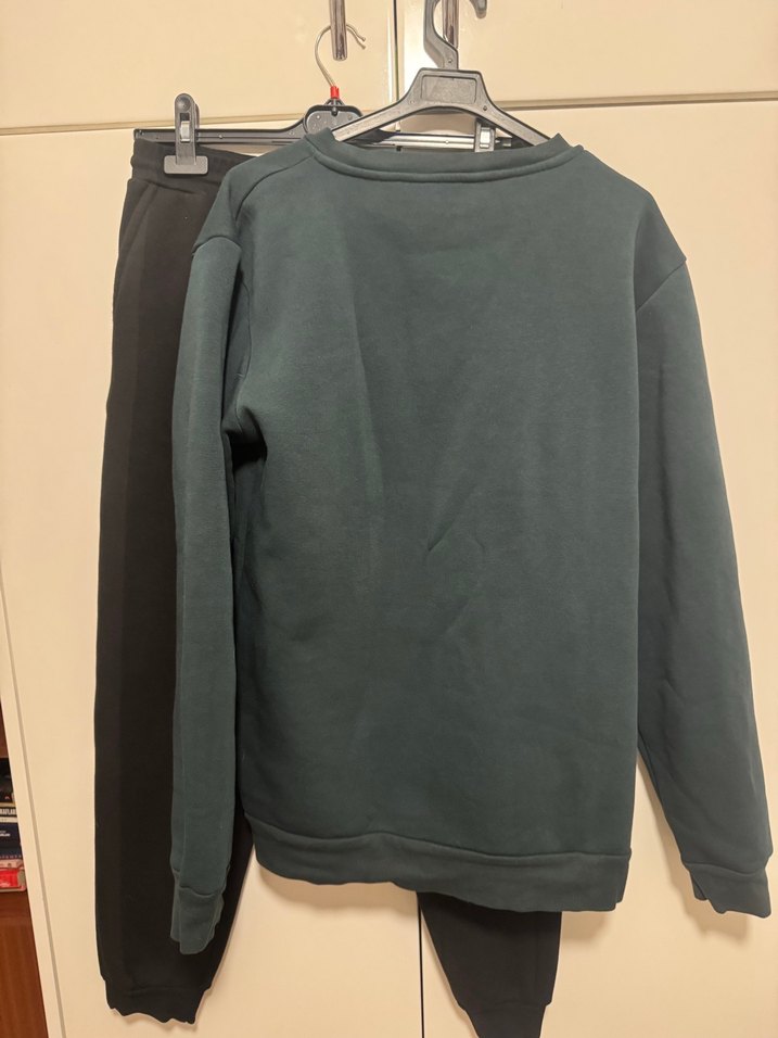 Yesil Nakışlı Rahat Kesim Sweatshirt - Görsel 5