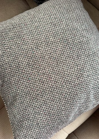 Gri Modern Düz Desen kelebek marka yastik kilifi - Görsel 5