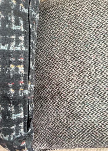 Gri Modern Düz Desen kelebek marka yastik kilifi - Görsel 8