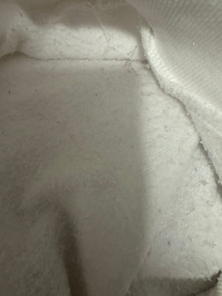 Beyaz Kadın Uzun Kollu Sweatshirt - Görsel 3