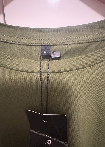 Kadın Haki Uzun Kollu Sweatshirt - Görsel 2