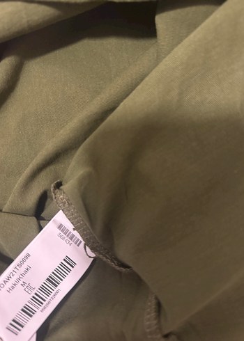 Kadın Haki Uzun Kollu Sweatshirt - Görsel 4