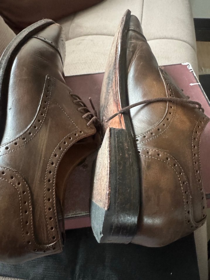 Klasik Kahverengi Deri Erkek Ayakkabı - Görsel 3