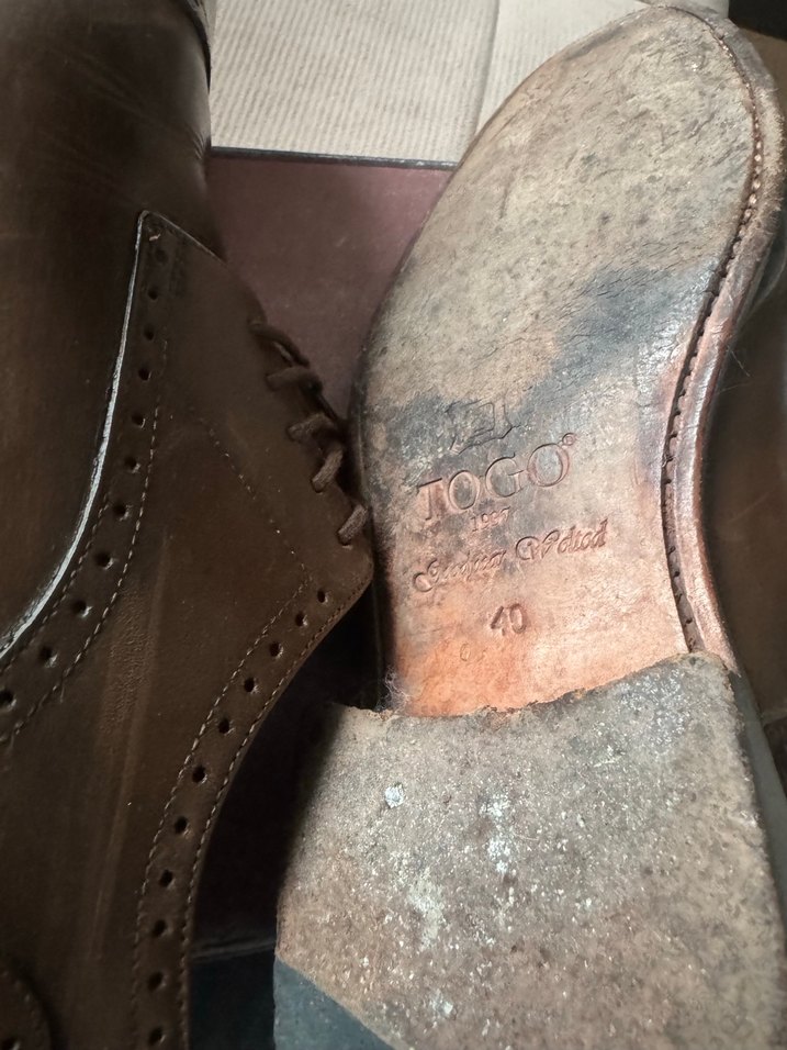 Klasik Kahverengi Deri Erkek Ayakkabı - Görsel 4