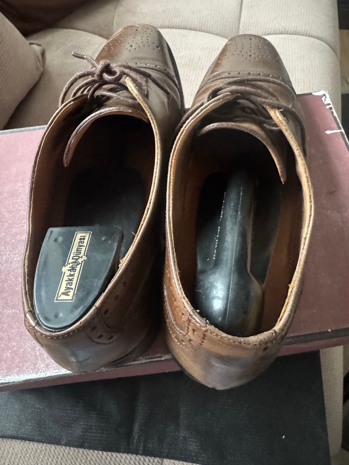 Klasik Kahverengi Deri Erkek Ayakkabı - Görsel 2