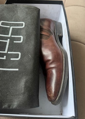 Klasik Kemer Detaylı Kahverengi Erkek Deri Bot - Görsel 8