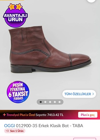 Klasik Kemer Detaylı Kahverengi Erkek Deri Bot - Görsel 9