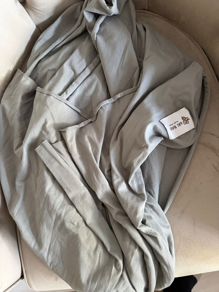 Gri Bebek Kanguru Sling - Görsel 2