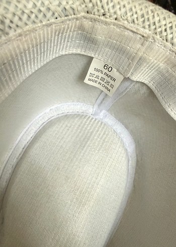 Mavi Kurdeleli Beyaz  Fötr Şapka - Görsel 3