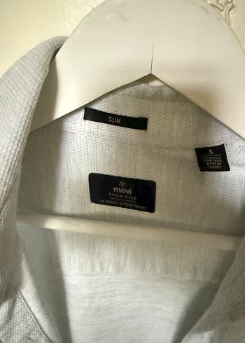 Uzun Kollu Beyaz Keten Erkek Gömlek - Görsel 2