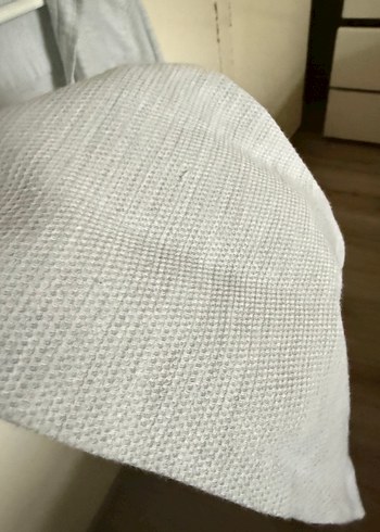 Uzun Kollu Beyaz Keten Erkek Gömlek - Görsel 3