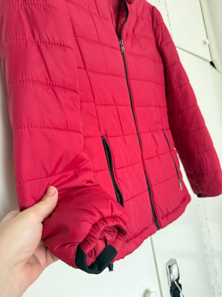 kırmızıFermuarlı Kadın Ceket LTB xs - Görsel 3