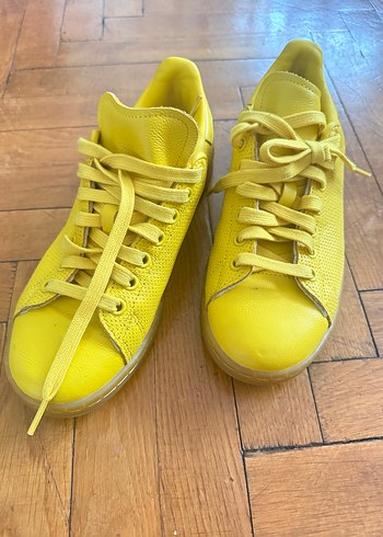 Sarı Bağcıklı Kadın Spor Ayakkabı adidas 38 - Görsel 2