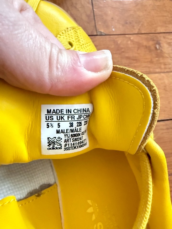 Sarı Bağcıklı Kadın Spor Ayakkabı adidas 38 - Görsel 3