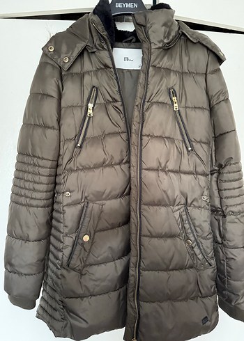 Fermuarlı haki yeşil Kadın Kışlık Mont LTB xs - Görsel 3