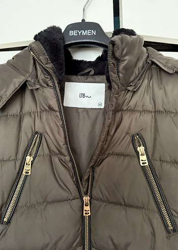 Fermuarlı haki yeşil Kadın Kışlık Mont LTB xs - Görsel 2