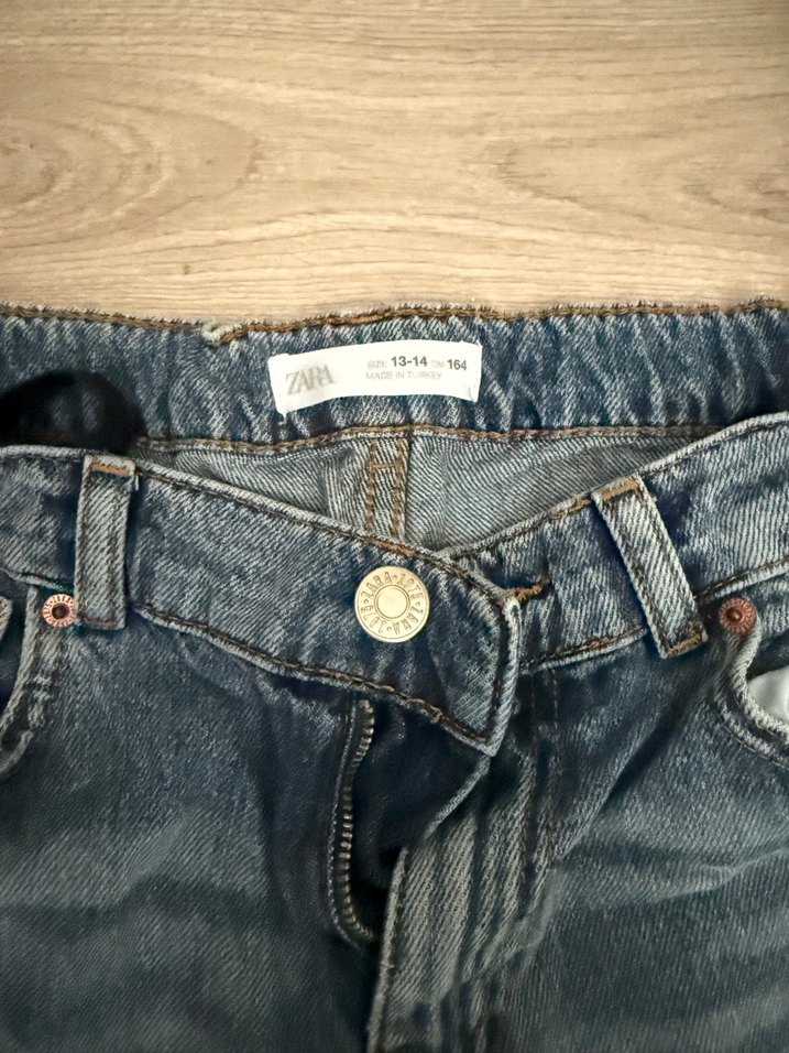 Erkek çocuk zara kot Pantolon13-14 yaş - Görsel 2