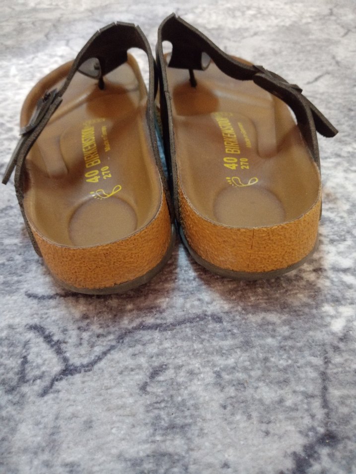 Kahverengi Tokalı Kadın Dolgu Topuk Terlik - Görsel 3