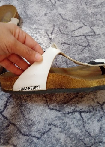 Tokalı Beyaz Kadın Dolgu Topuk Terlik - Görsel 3