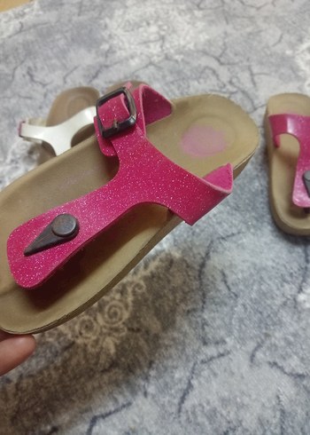 Pembe Tokalı Kadın Terlik - Görsel 2