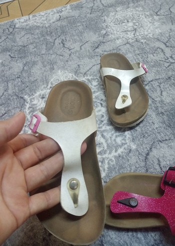 Pembe Tokalı Kadın Terlik - Görsel 3