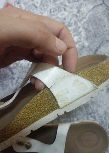 Pembe Tokalı Kadın Terlik - Görsel 4