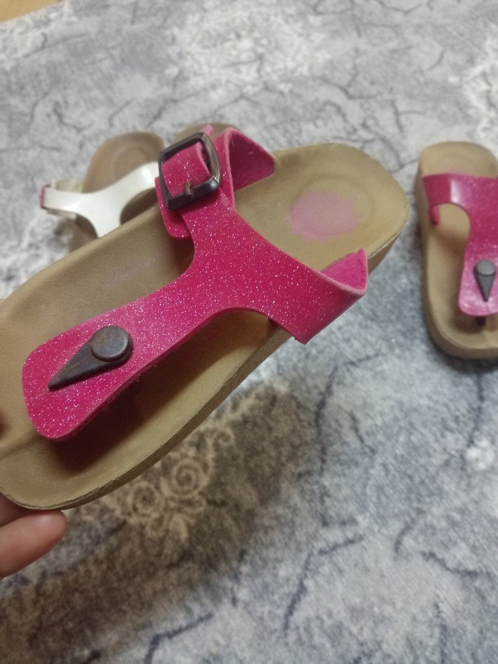 Pembe Tokalı Kadın Terlik - Görsel 2