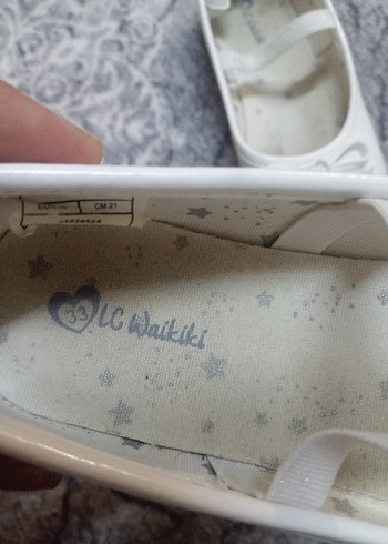 Kız Çocuk Beyaz Tokalı Babet Ayakkabı - Görsel 3