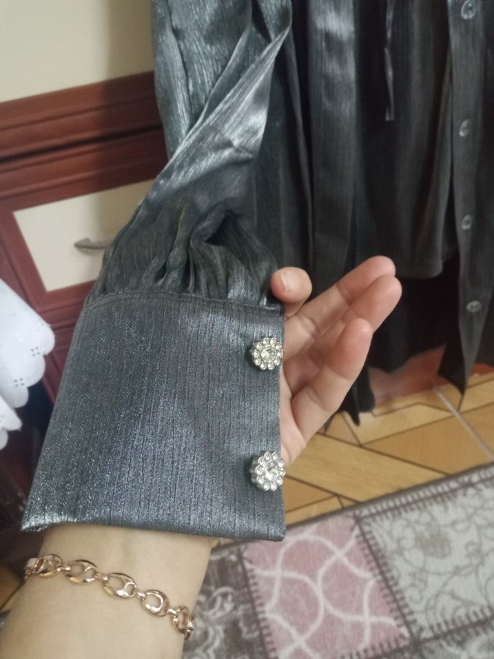 Uzun Kollu gri ikili takım - Görsel 2