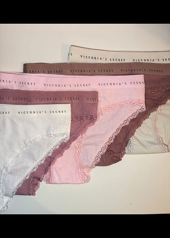 Nakışlı Pembe Kadın Midi Külot Seti - Görsel 2