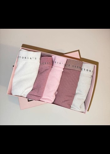 Nakışlı Pembe Kadın Midi Külot Seti - Görsel 3