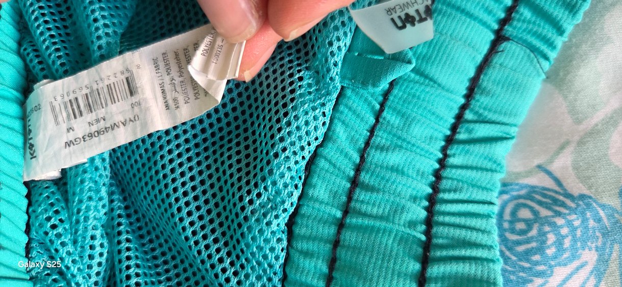 Mavi Çizgili Erkek Mini Mayo - Görsel 3