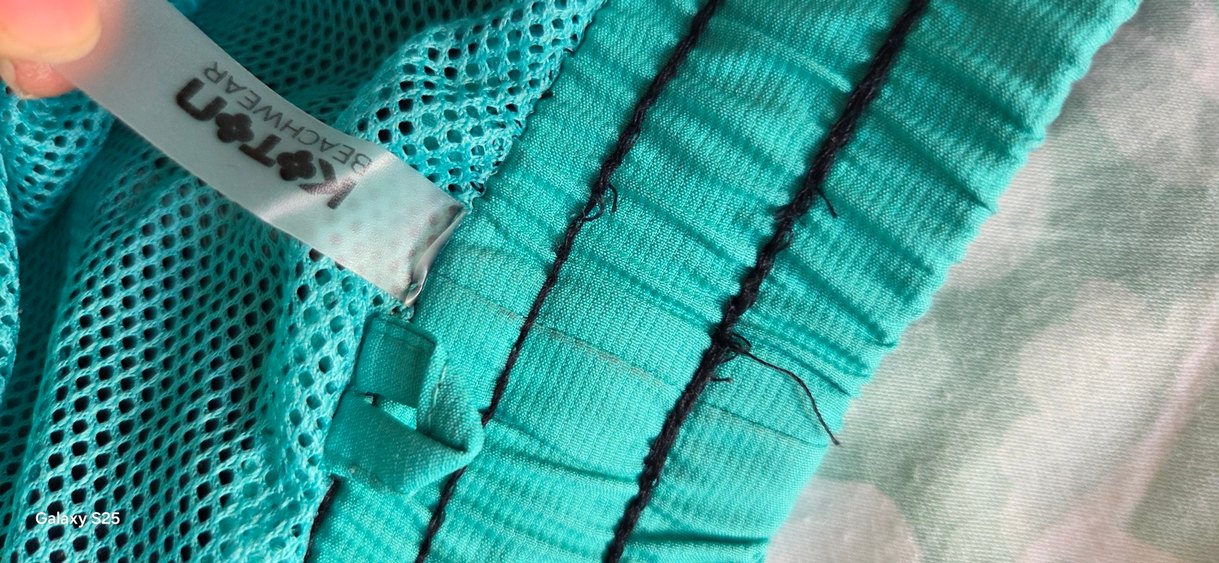 Mavi Çizgili Erkek Mini Mayo - Görsel 4