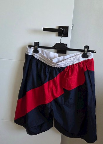 Kırmızı Lacivert Mini Erkek Deniz Şortu - Görsel 2