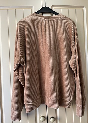 m Beden H&M Fitilli Kadife Top