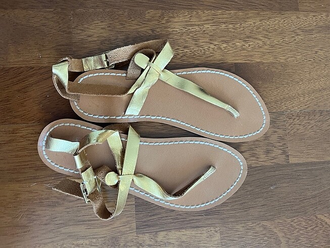Zara Zara Gold Sandalet
