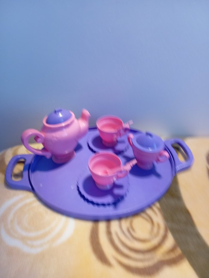 Pastel Mor Oyuncak Çay Seti - Görsel 2